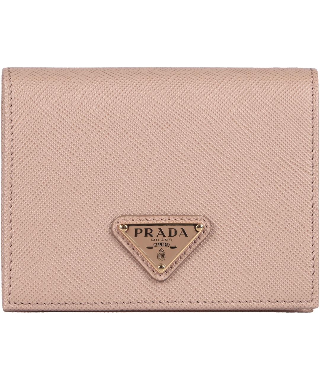 PRADA Розовый кожаный кошелек, фото 2