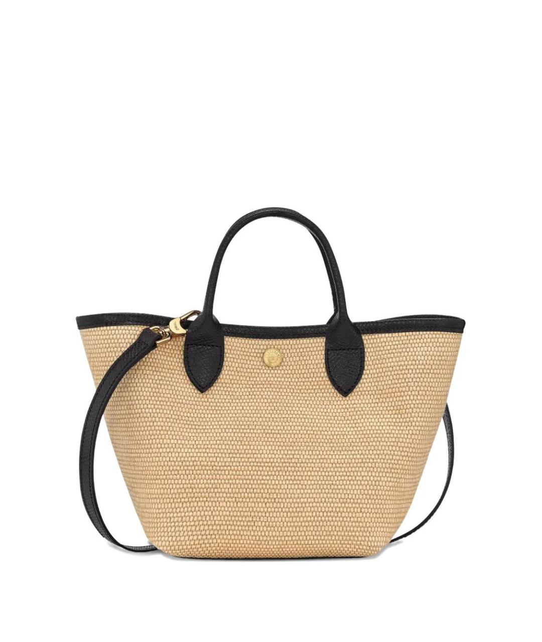 LONGCHAMP Бежевая хлопковая сумка тоут, фото 3