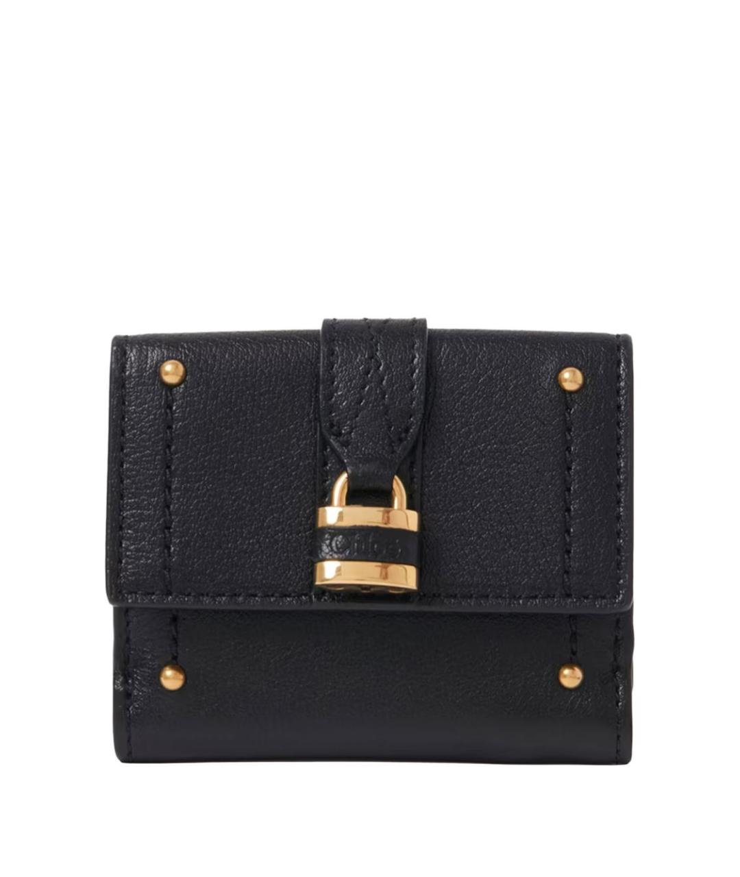 CHLOE Черный кожаный кошелек, фото 1