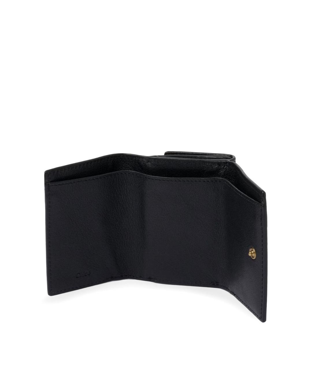 CHLOE Черный кожаный кошелек, фото 2
