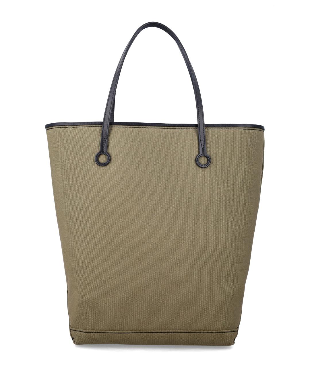 J.W.ANDERSON Зеленая кожаная сумка тоут, фото 3