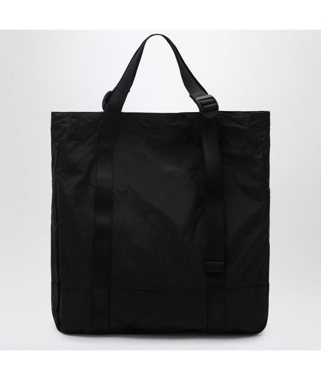 STONE ISLAND Черная синтетическая сумка тоут, фото 2