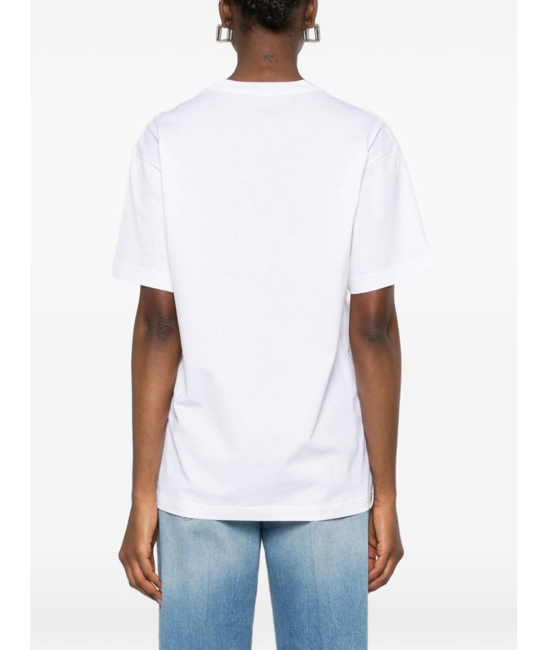 GUCCI Белая хлопковая футболка, фото 4