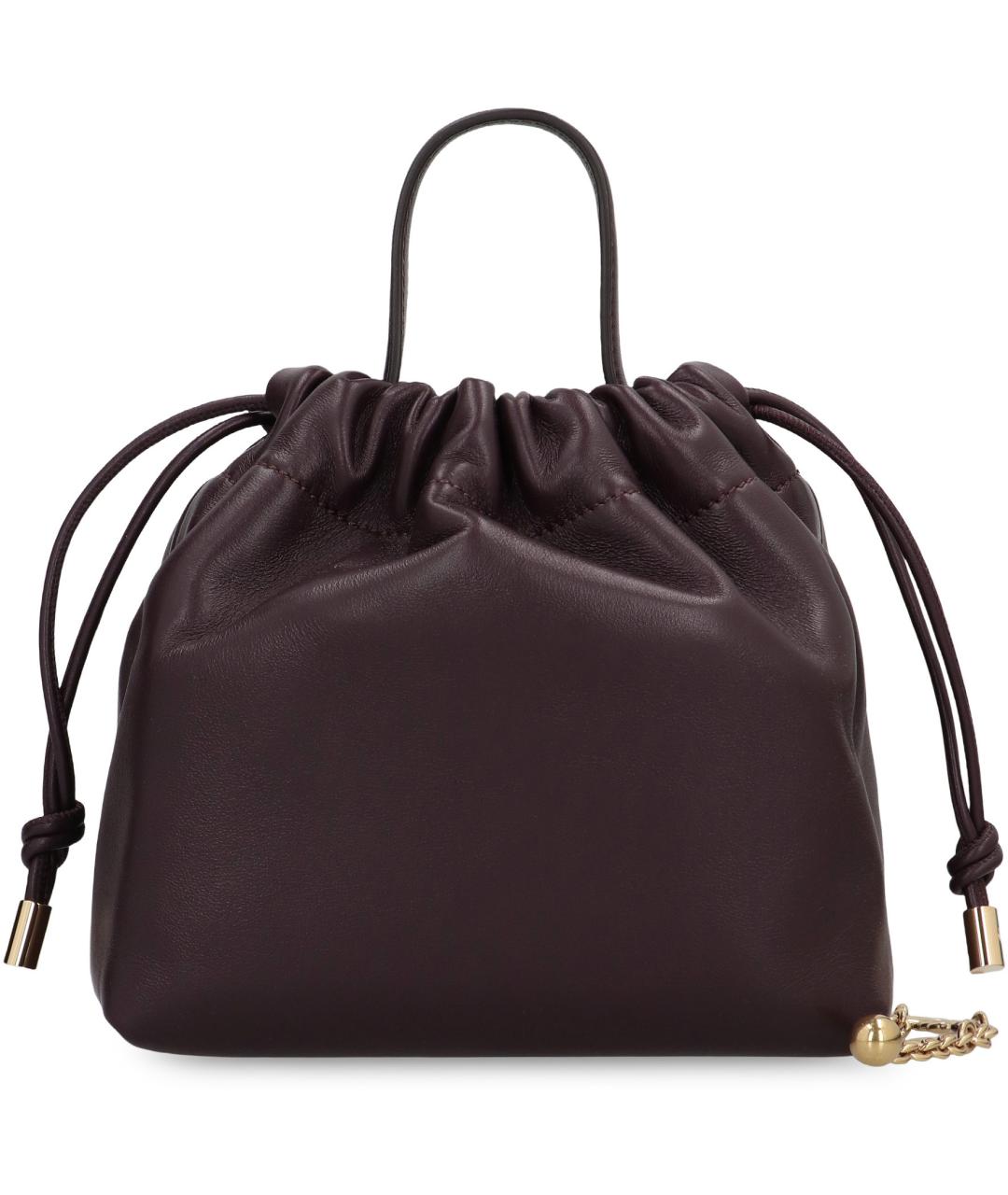 CHLOE Фиолетовая кожаная сумка тоут, фото 4