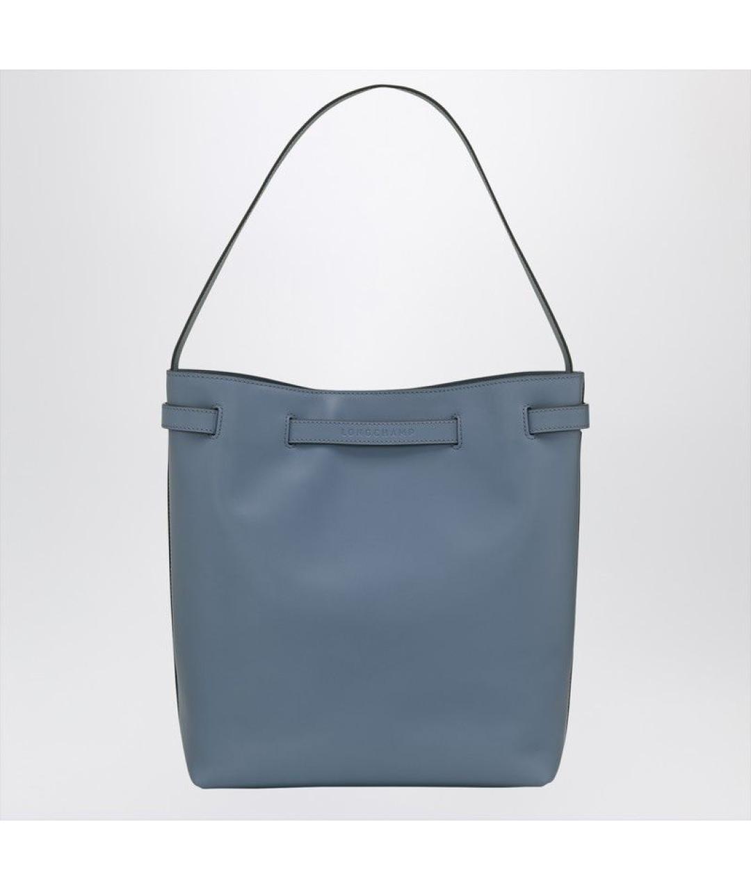 LONGCHAMP Синий кожаный рюкзак, фото 2