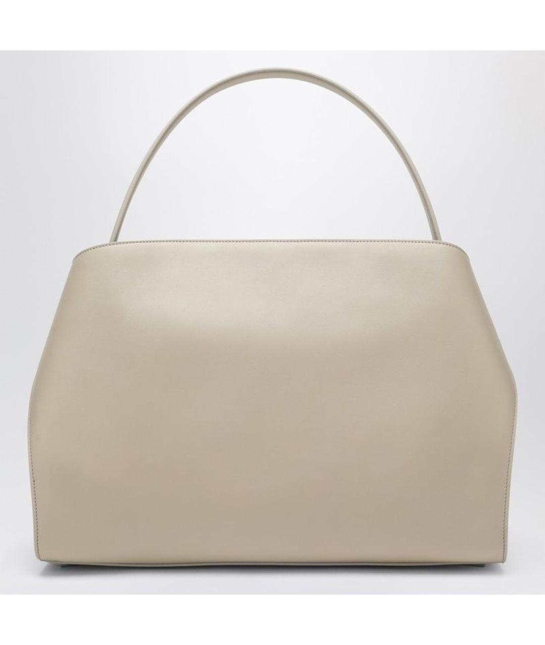 FERRAGAMO Бежевая кожаная сумка тоут, фото 2