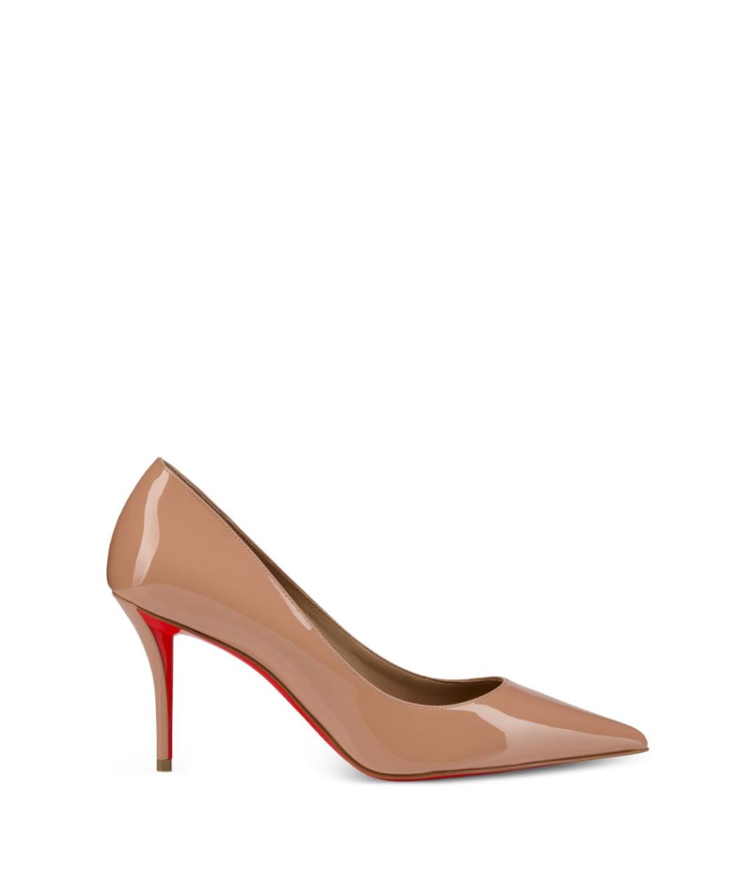 CHRISTIAN LOUBOUTIN Розовые кожаные туфли, фото 1