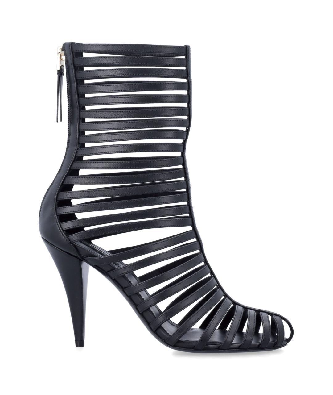 GIVENCHY Черные кожаные ботильоны, фото 1