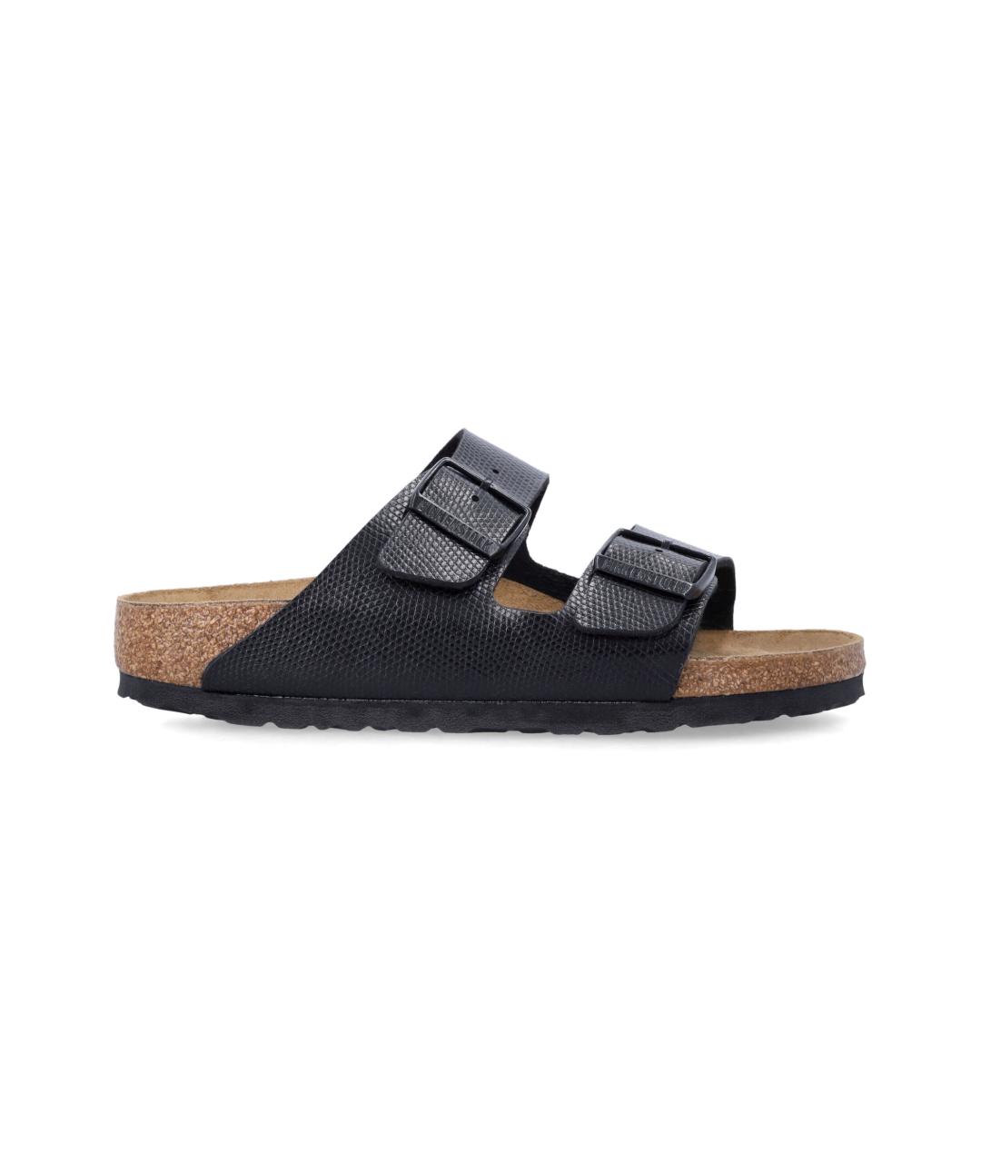 BIRKENSTOCK Черные кожаные сандалии, фото 1