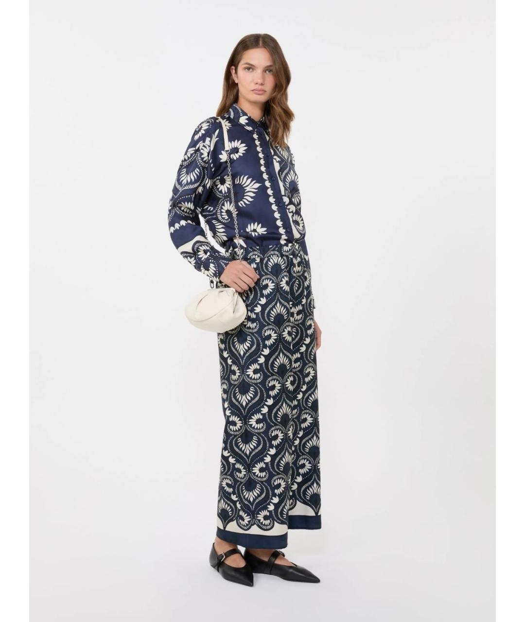 WEEKEND MAX MARA Мульти шелковая рубашка, фото 2