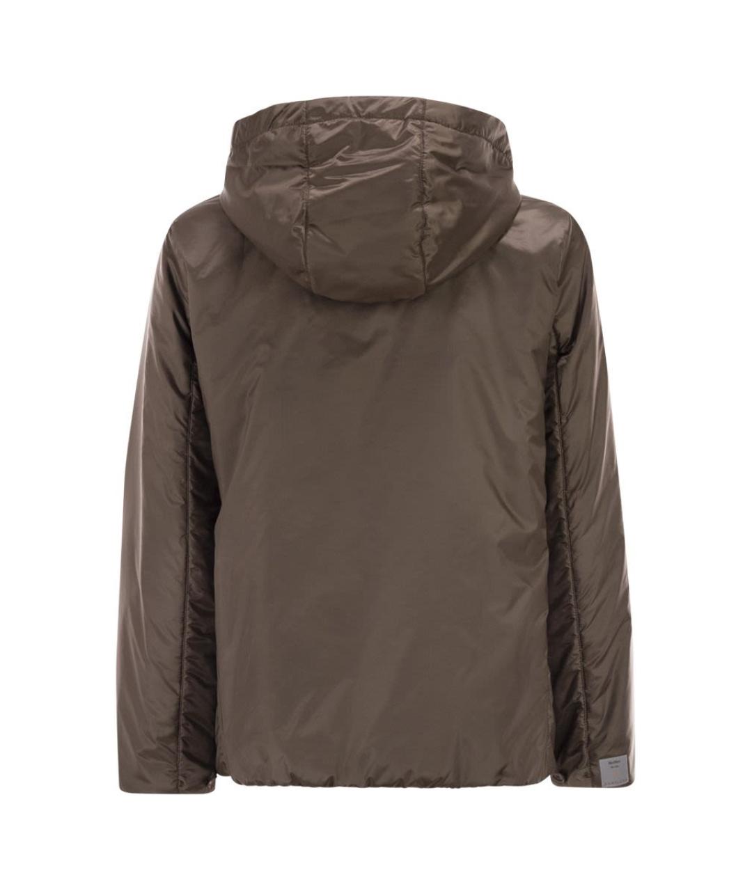 MAX MARA Хаки полиэстеровая куртка, фото 2