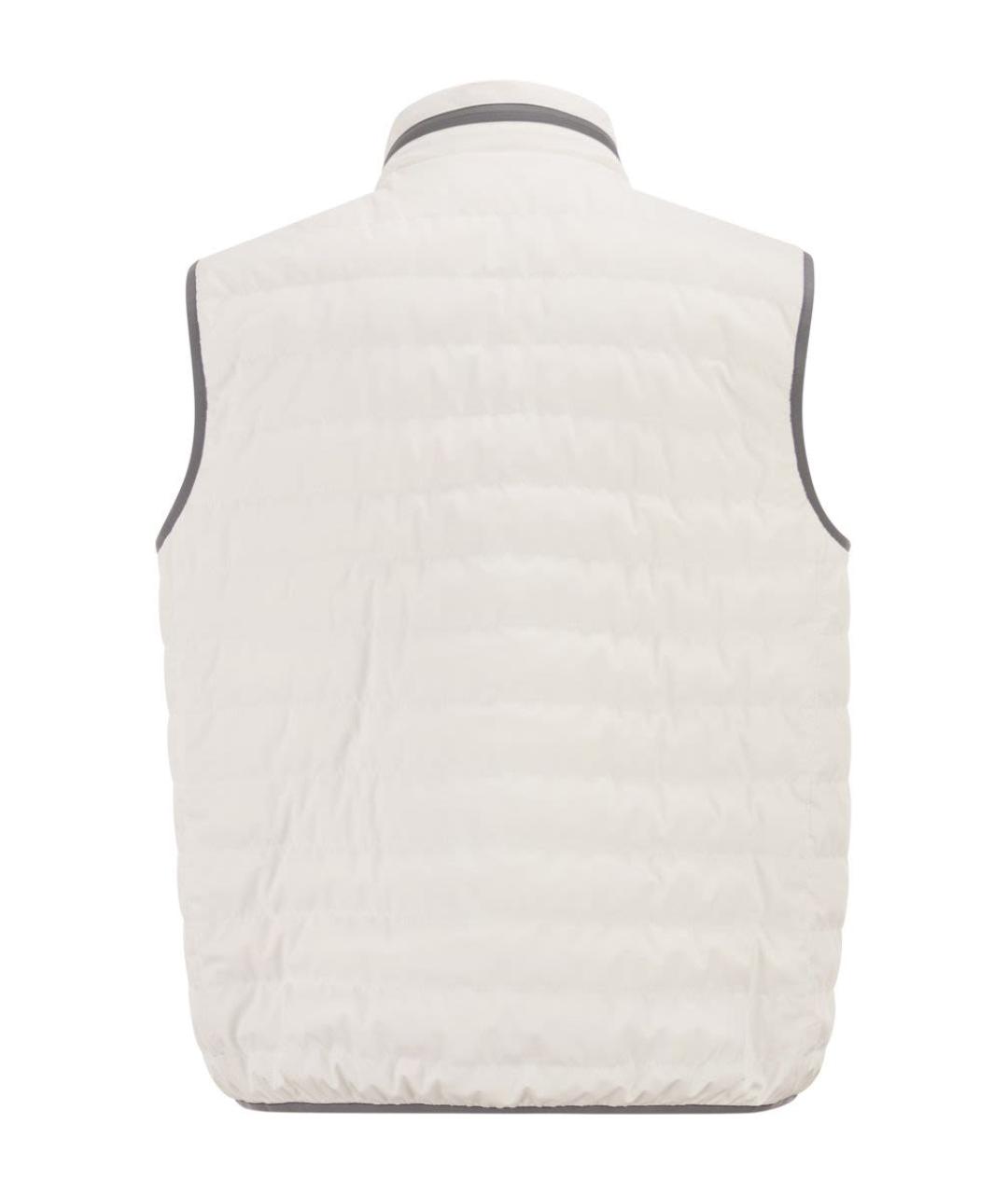 BRUNELLO CUCINELLI Белый полиамидовый жилет, фото 2