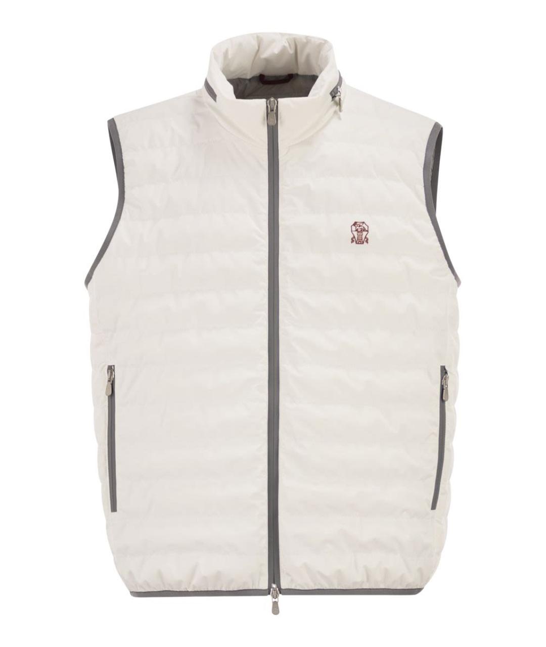 BRUNELLO CUCINELLI Белый полиамидовый жилет, фото 1