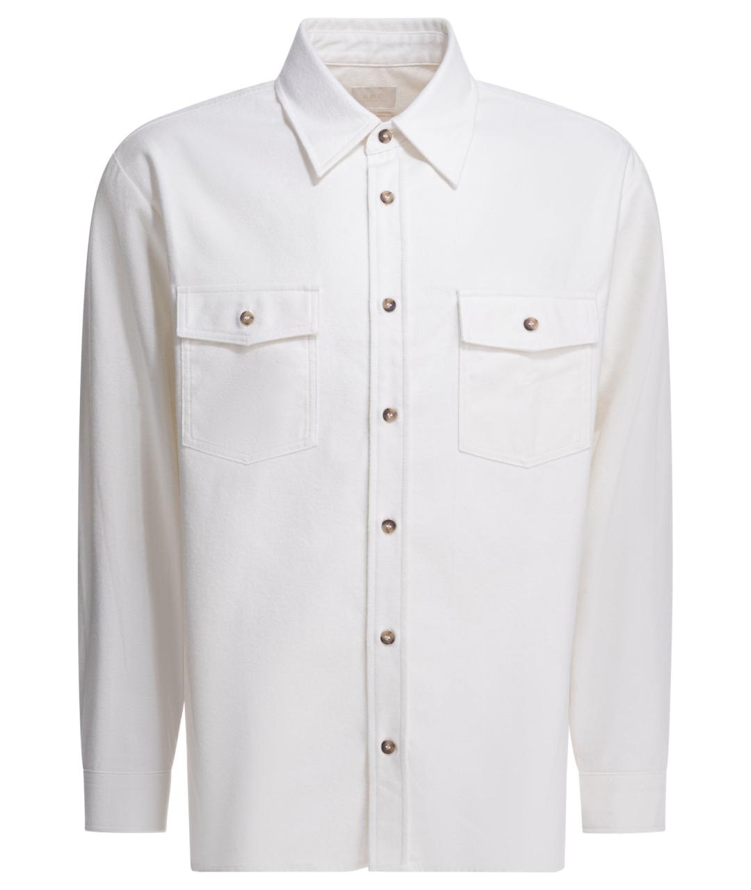 A.P.C. Белая хлопковая куртка, фото 1