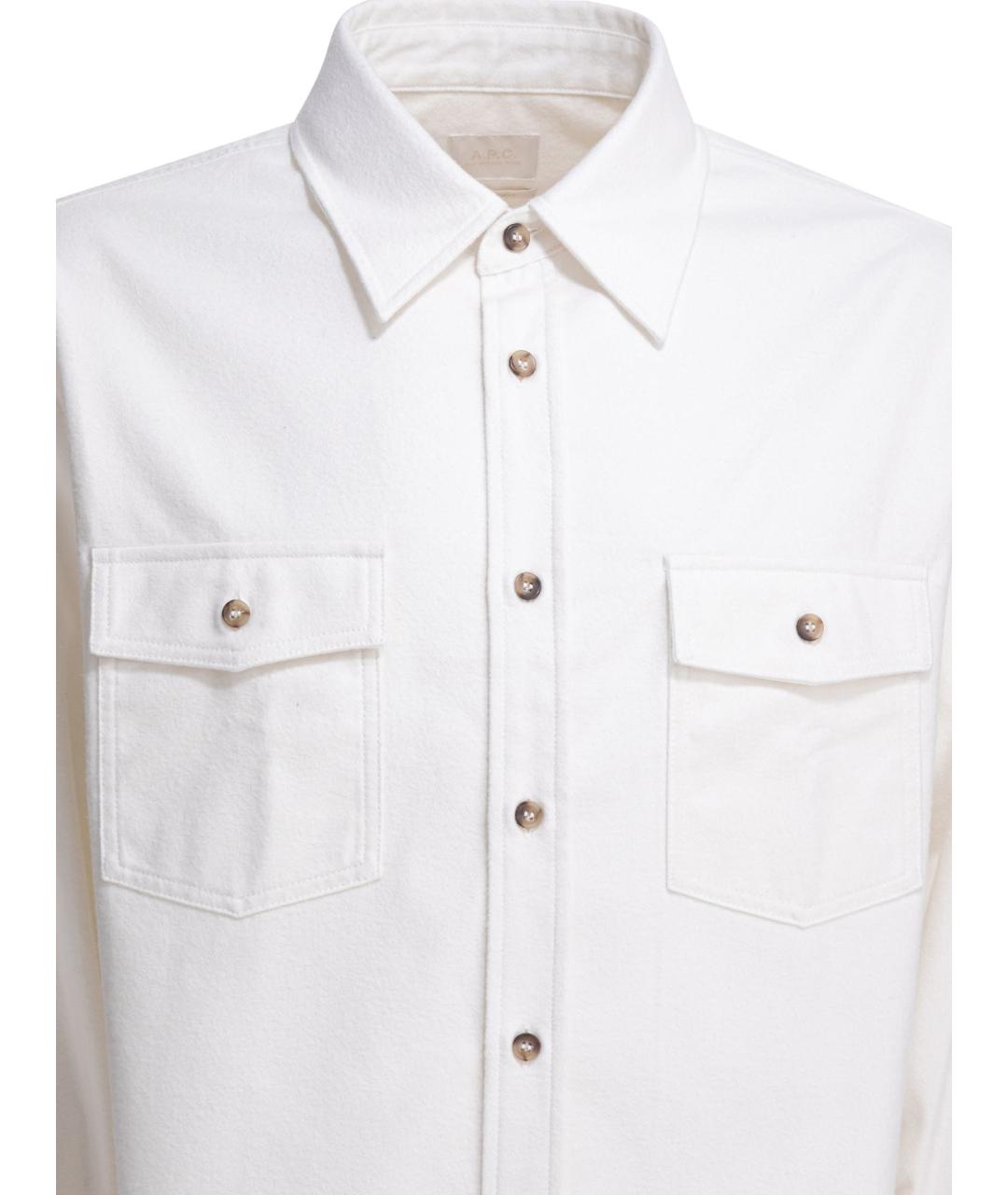 A.P.C. Белая хлопковая куртка, фото 3