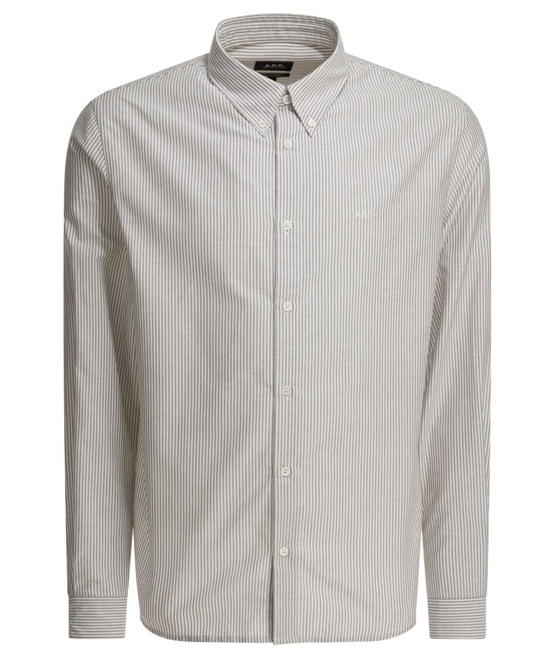 A.P.C. Мульти хлопковая кэжуал рубашка, фото 1