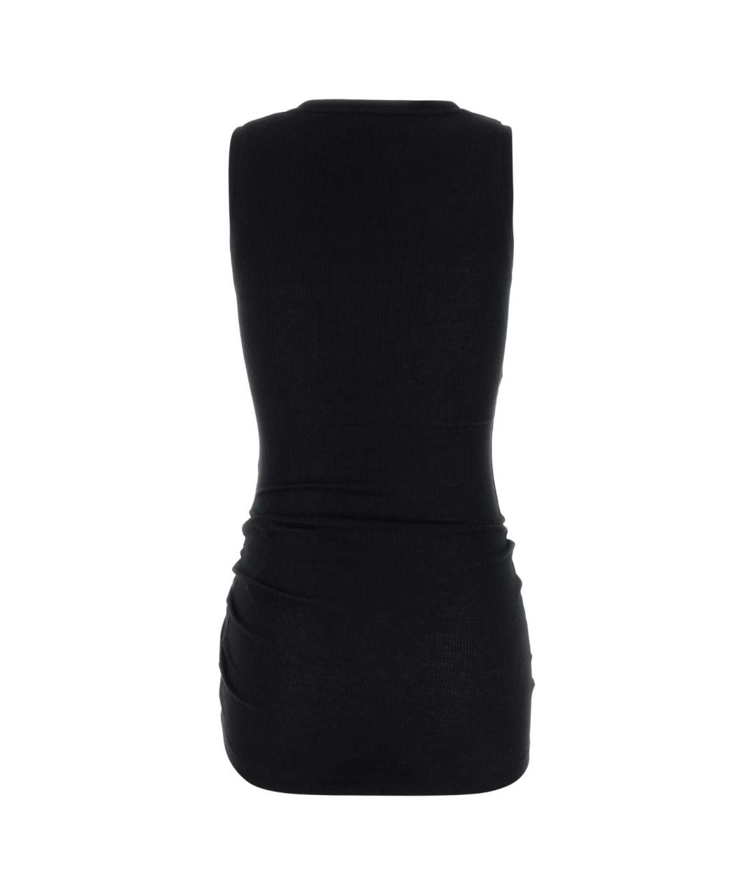 LOEWE Черная хлопковая майка, фото 2