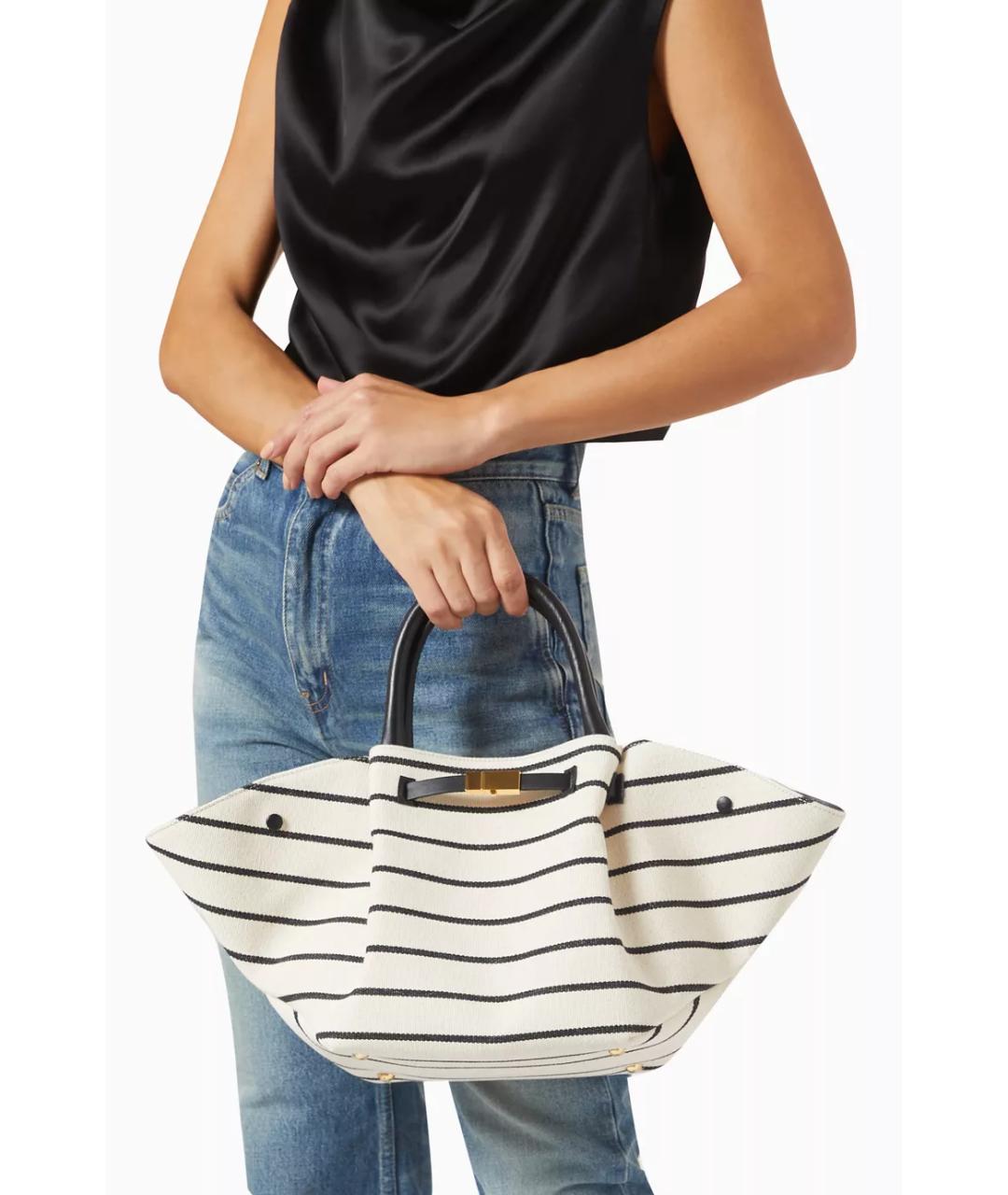 DEMELLIER Бежевая тканевая сумка тоут, фото 2