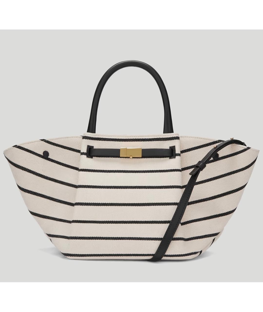 DEMELLIER Бежевая тканевая сумка тоут, фото 8