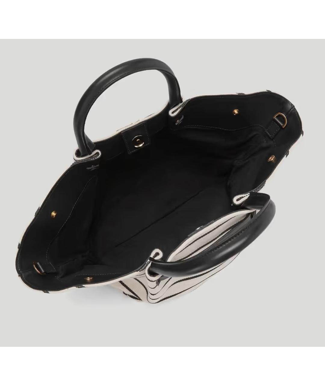 DEMELLIER Бежевая тканевая сумка тоут, фото 7