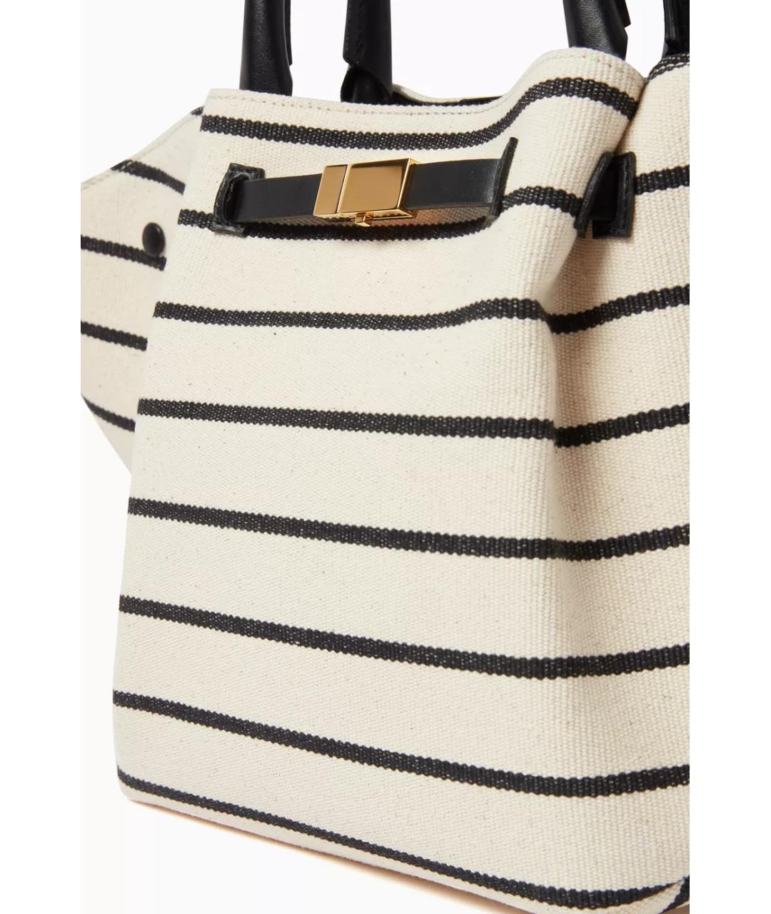 DEMELLIER Бежевая тканевая сумка тоут, фото 6