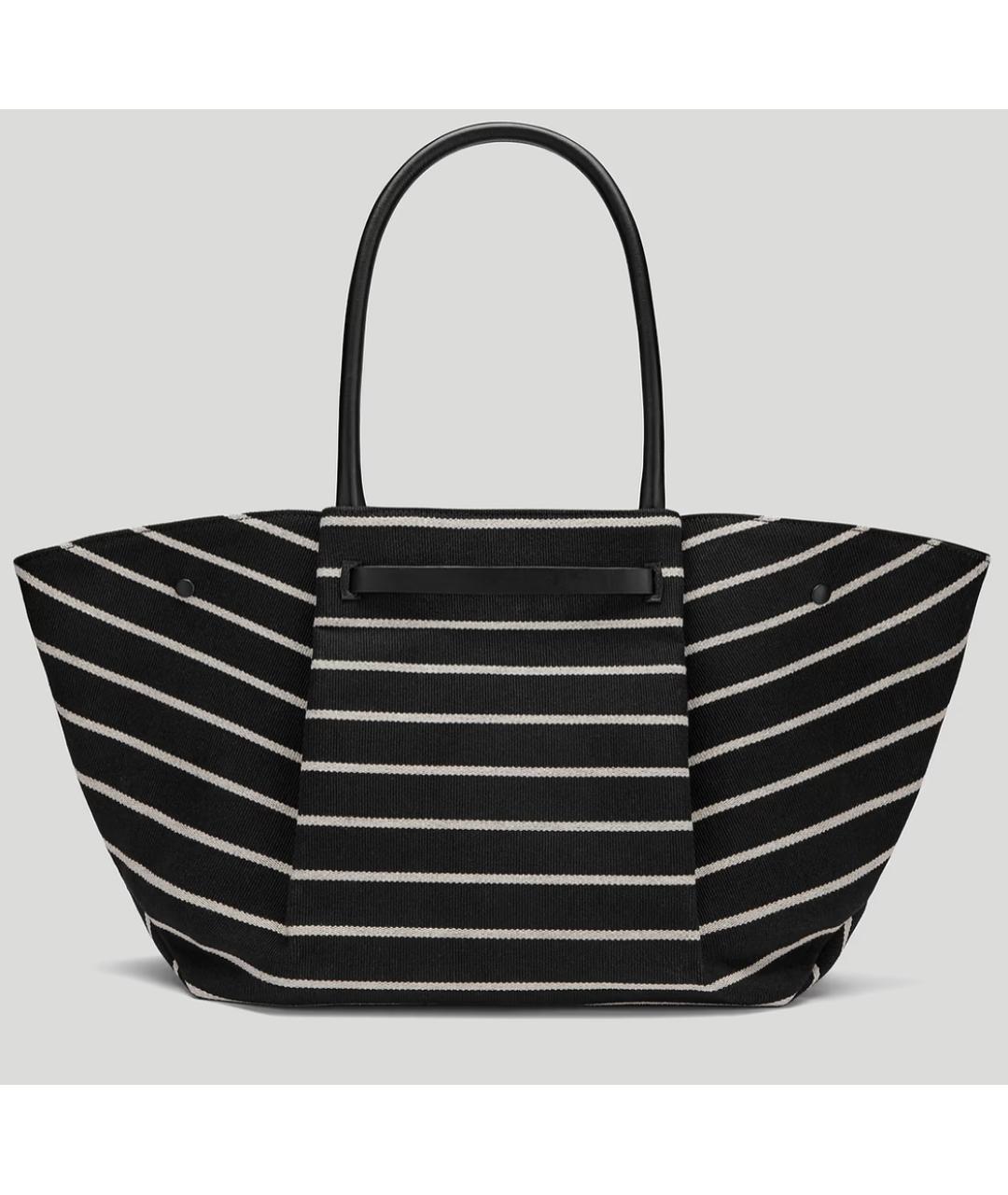 DEMELLIER Черная тканевая сумка тоут, фото 5