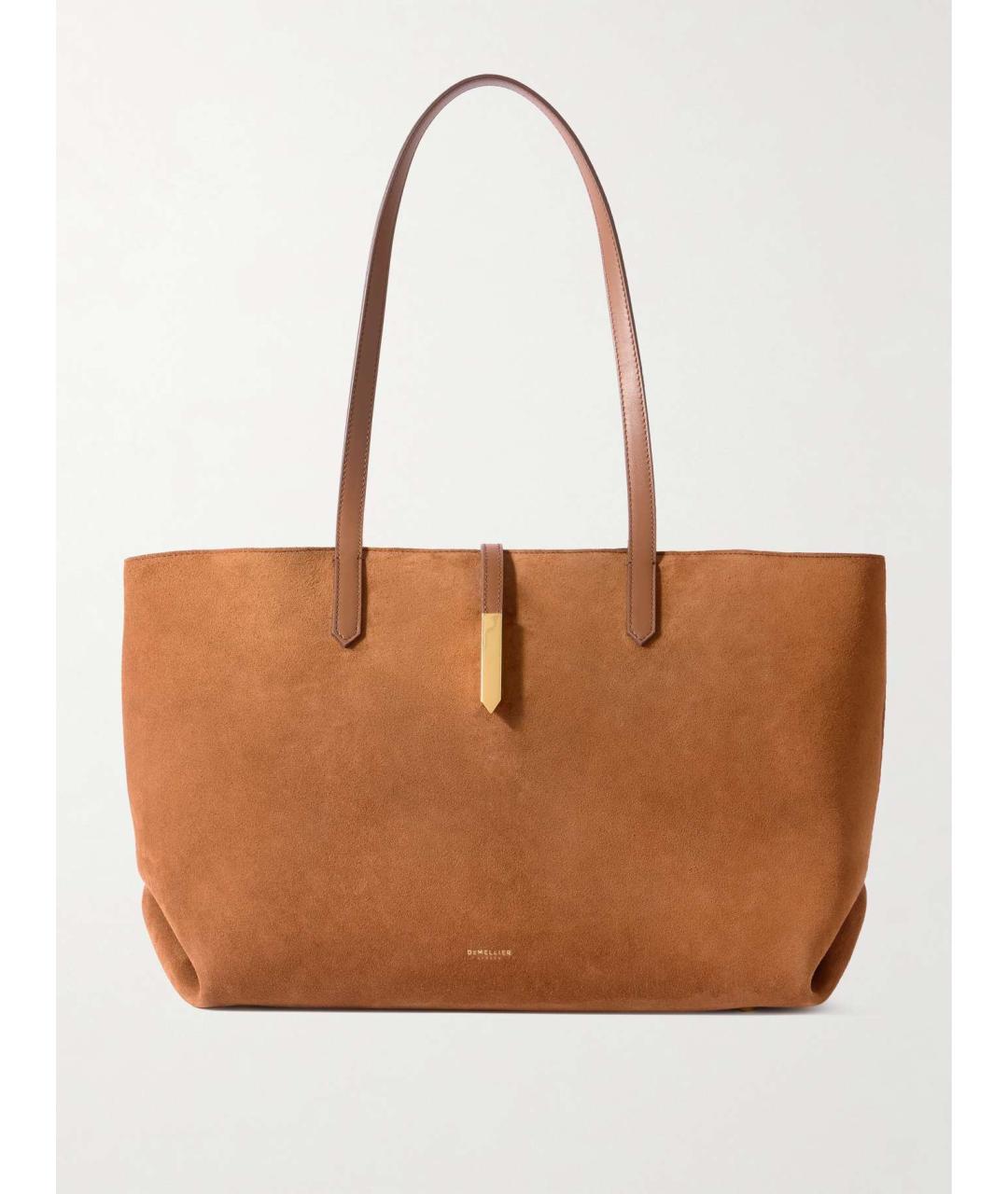 DEMELLIER Коричневая замшевая сумка тоут, фото 9