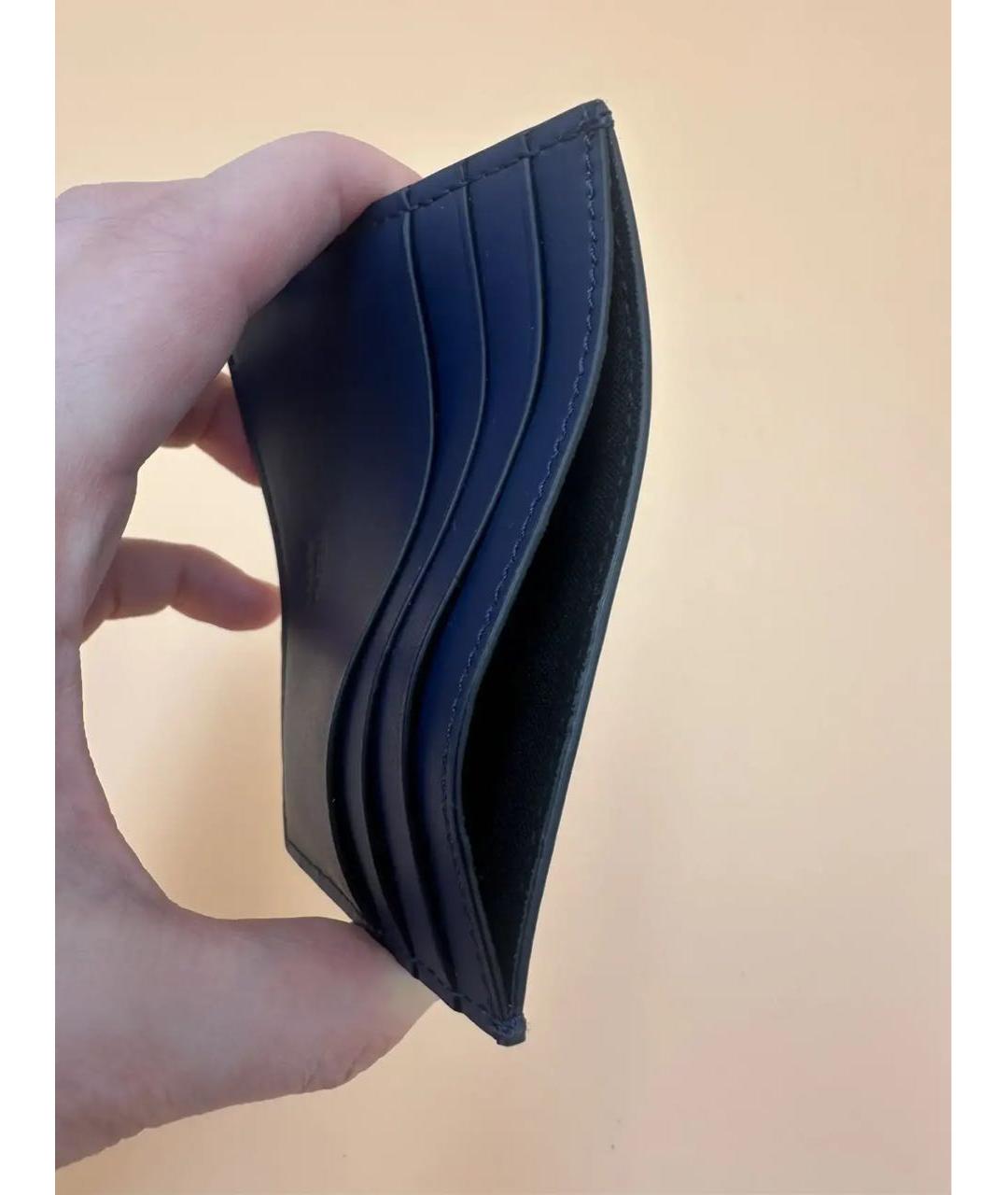 FENDI Синий кожаный кардхолдер, фото 6