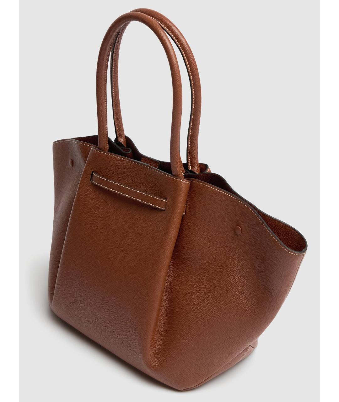 DEMELLIER Коричневая кожаная сумка тоут, фото 4