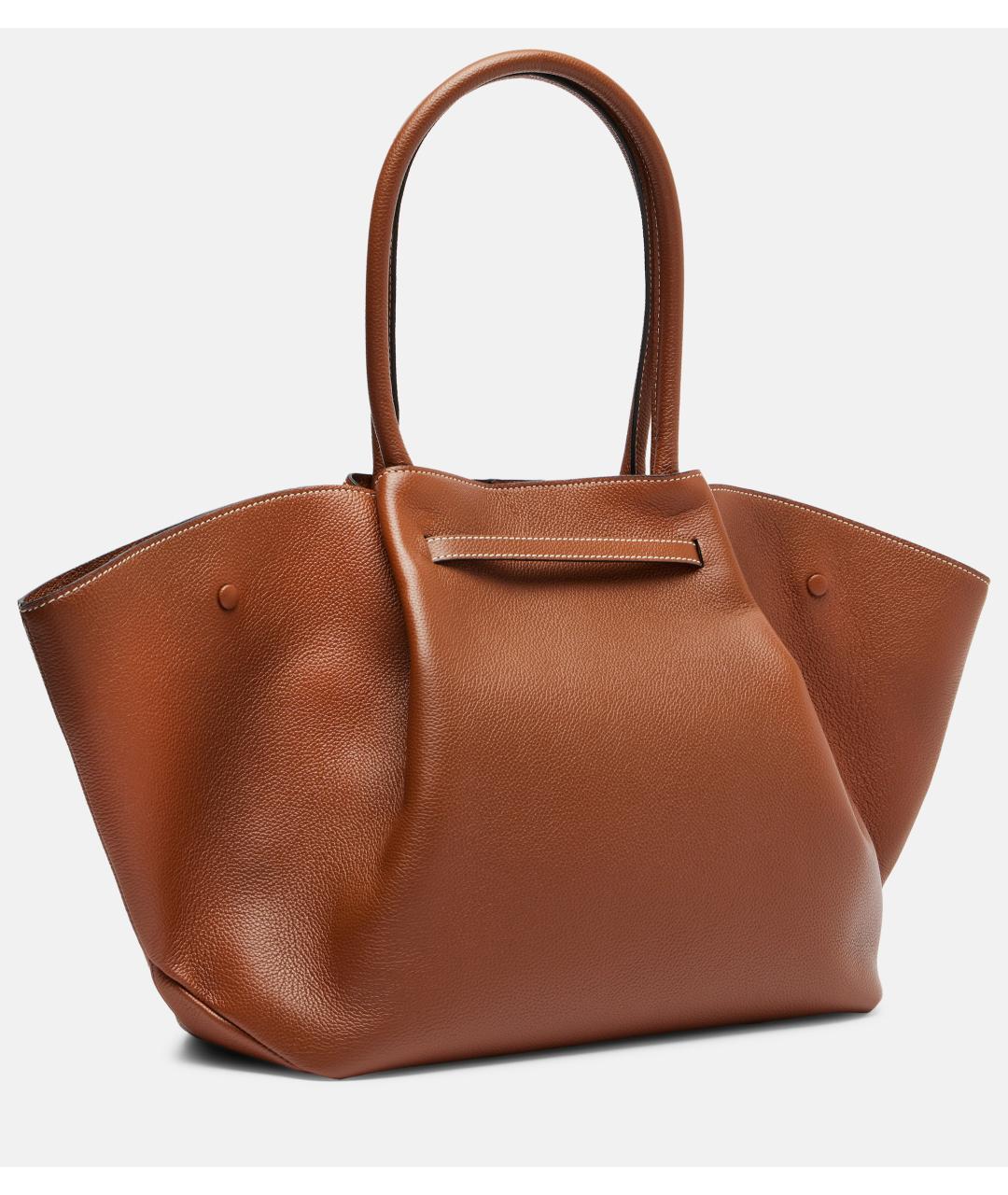 DEMELLIER Коричневая кожаная сумка тоут, фото 9