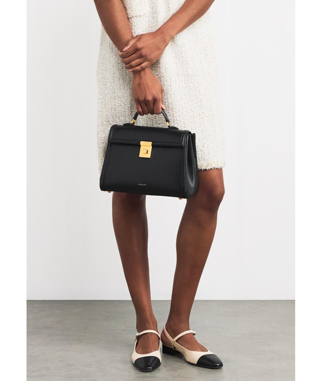 DEMELLIER Черная кожаная сумка через плечо, фото 7