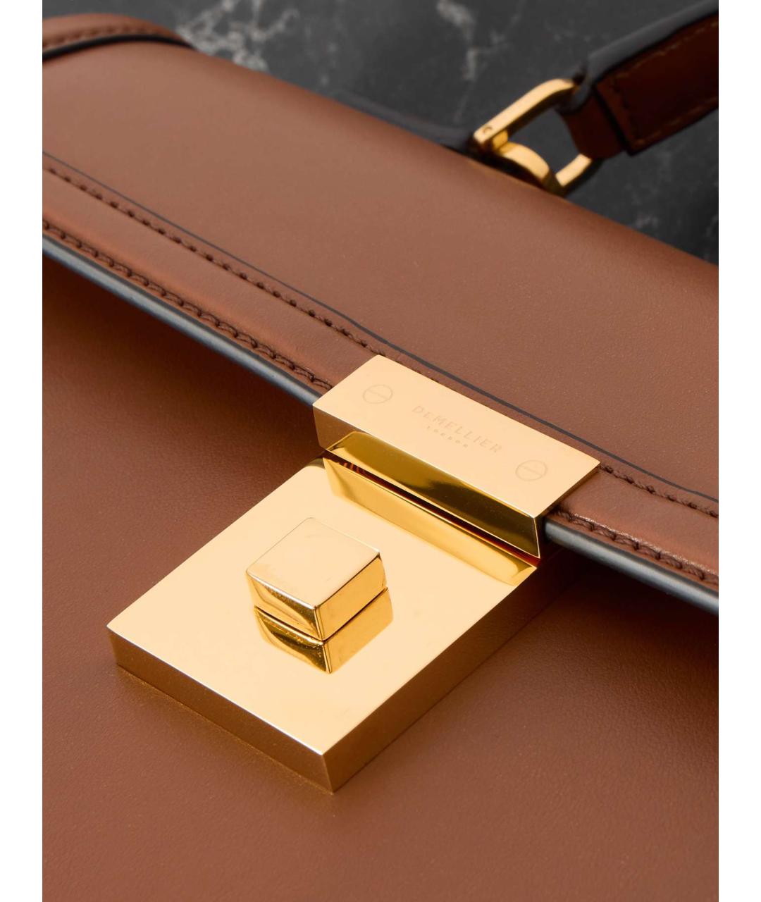 DEMELLIER Коричневая кожаная сумка через плечо, фото 5