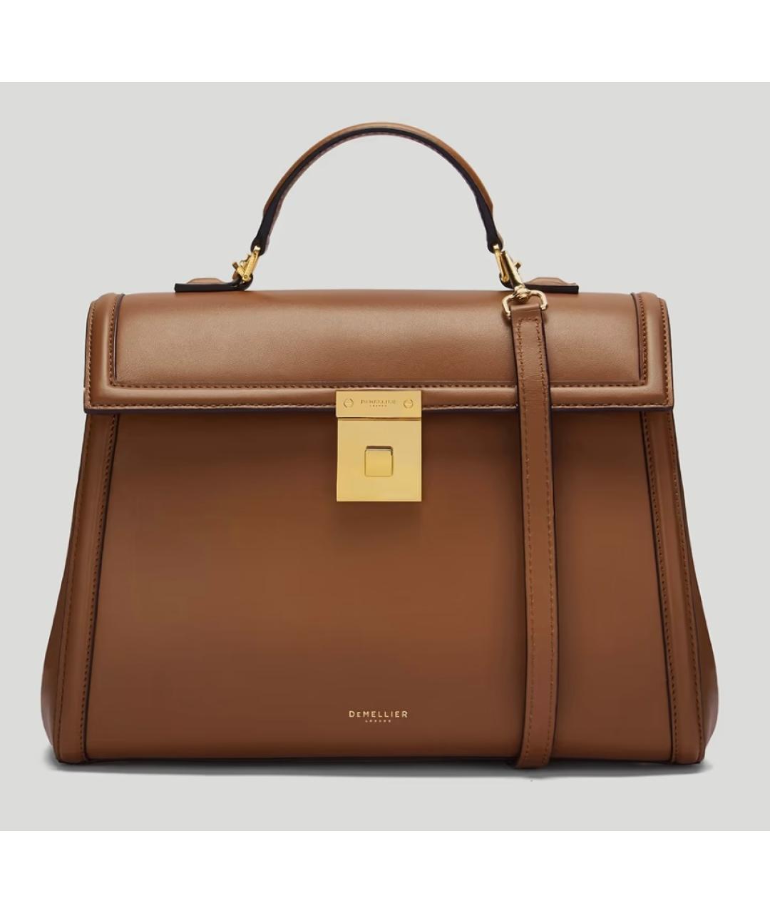 DEMELLIER Коричневая кожаная сумка через плечо, фото 7