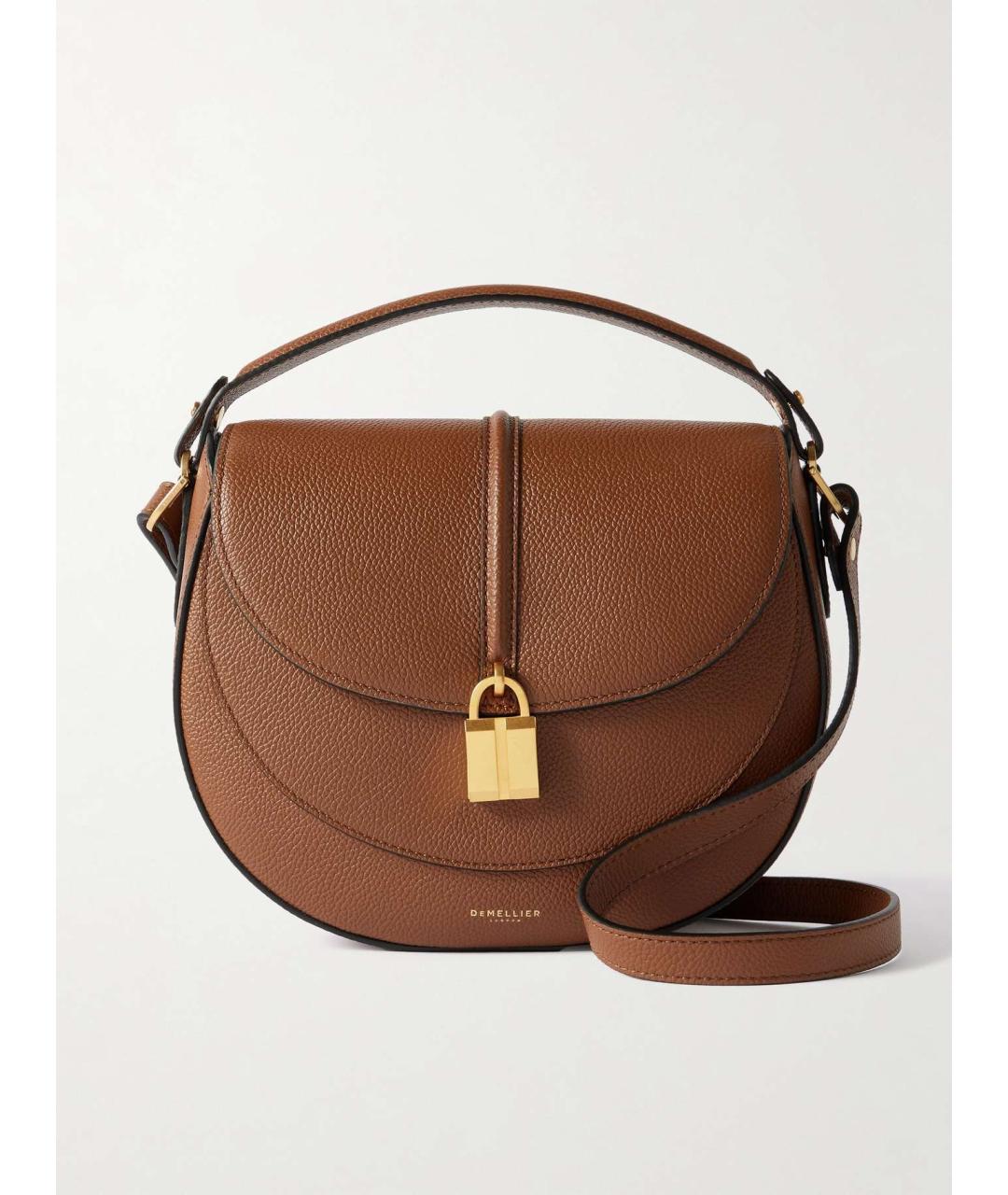 DEMELLIER Коричневая кожаная сумка через плечо, фото 7