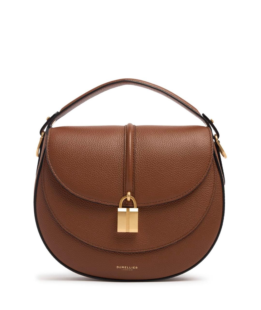 DEMELLIER Коричневая кожаная сумка через плечо, фото 1