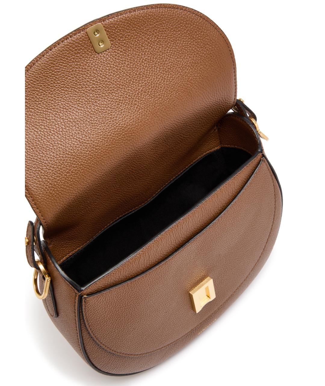 DEMELLIER Коричневая кожаная сумка через плечо, фото 5