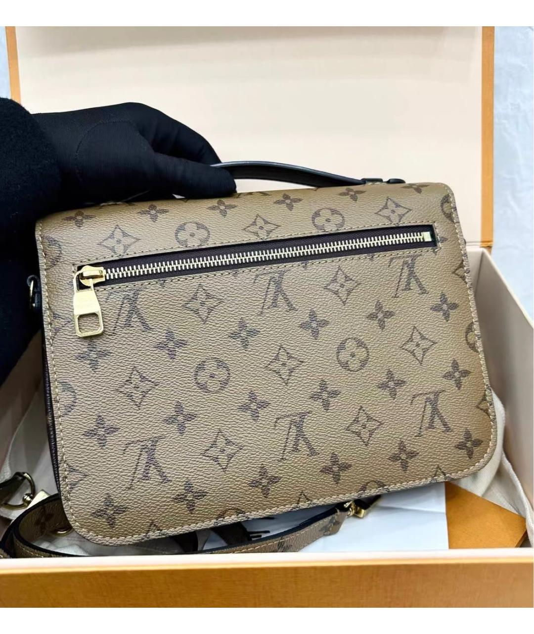 LOUIS VUITTON Кожаная сумка через плечо, фото 3