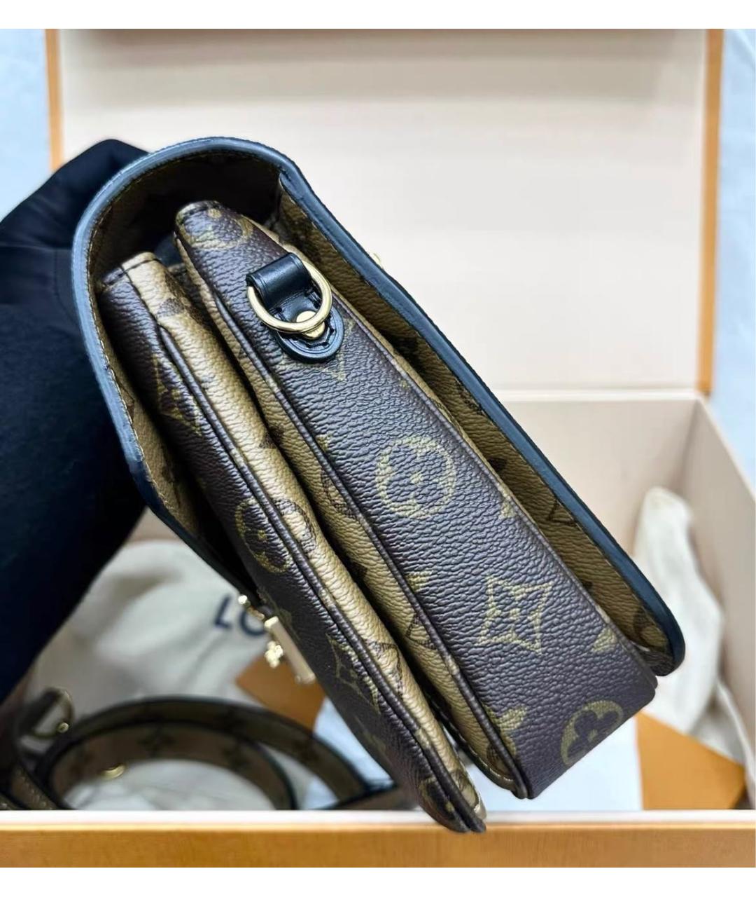 LOUIS VUITTON Кожаная сумка через плечо, фото 4