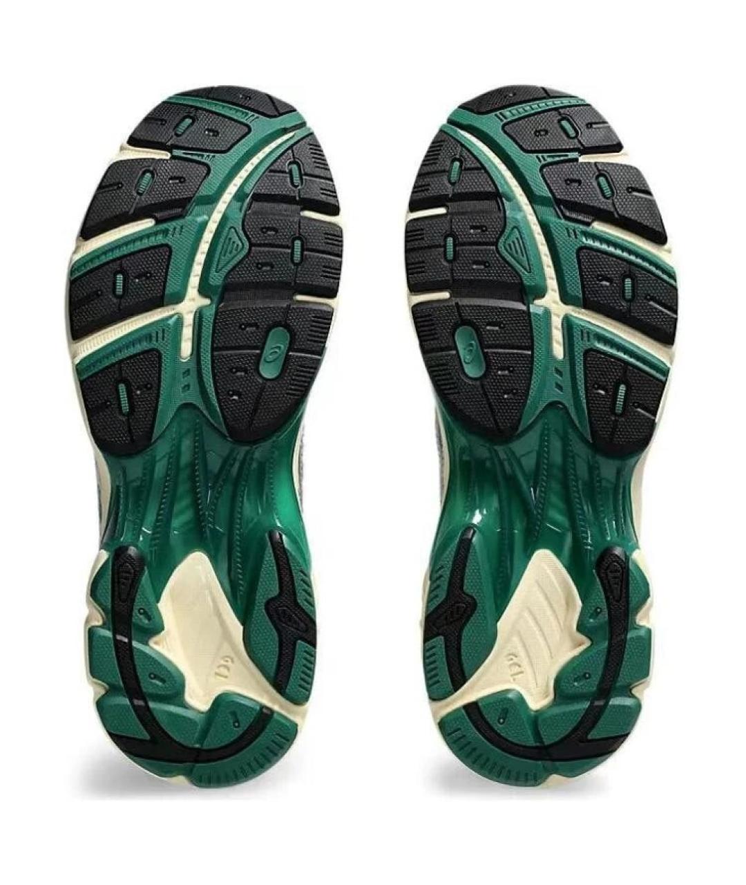 ASICS Серебряные текстильные низкие кроссовки / кеды, фото 6