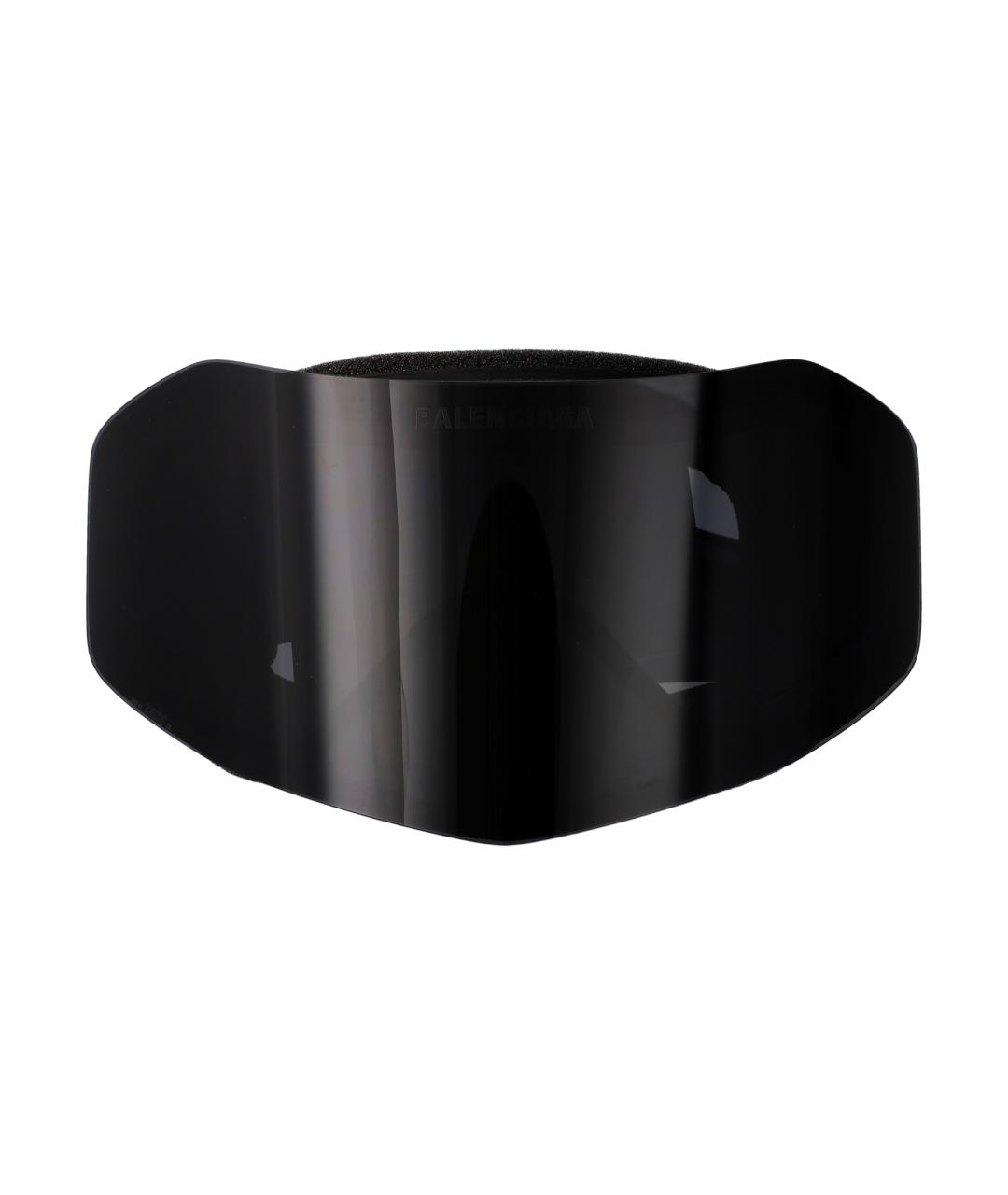 BALENCIAGA Черные пластиковые солнцезащитные очки, фото 1