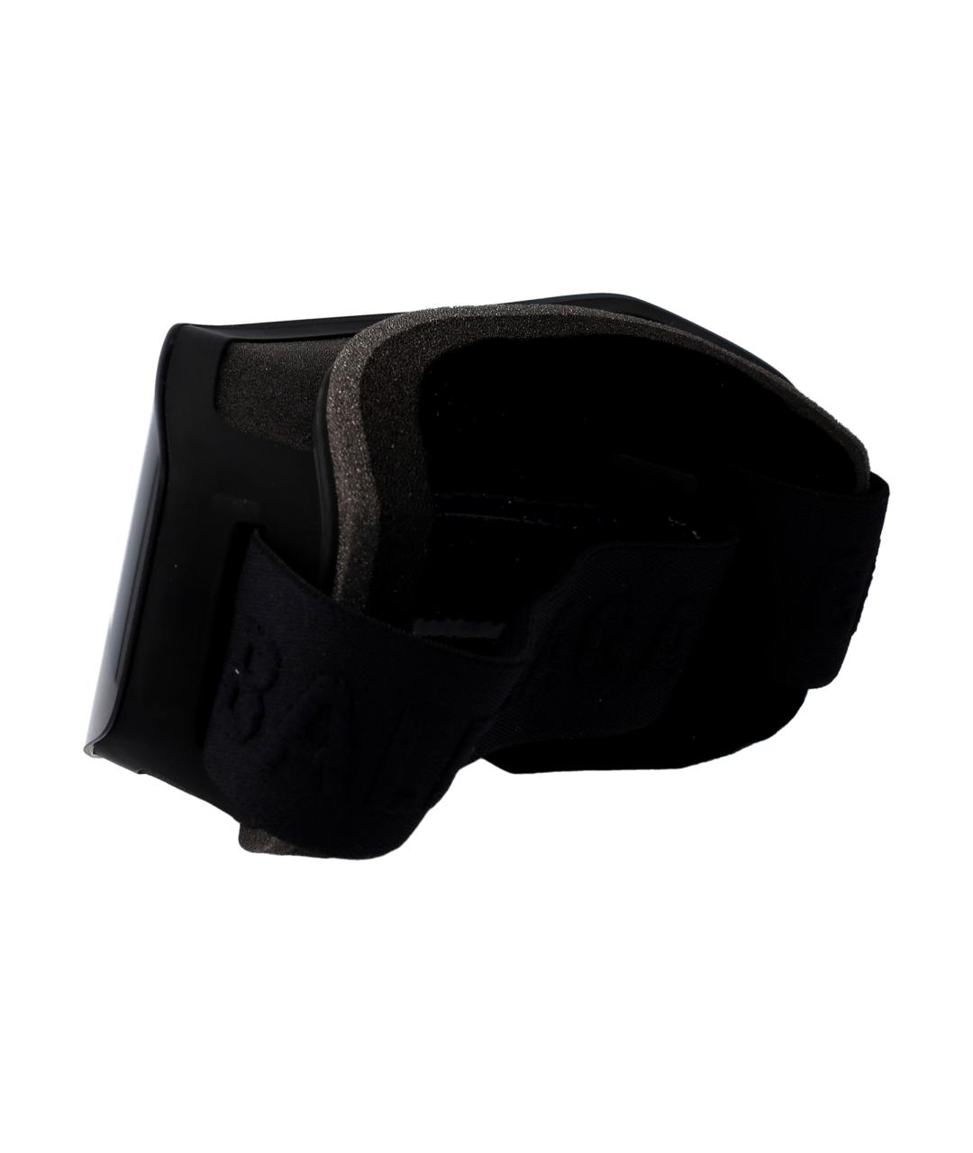 BALENCIAGA Черные пластиковые солнцезащитные очки, фото 4