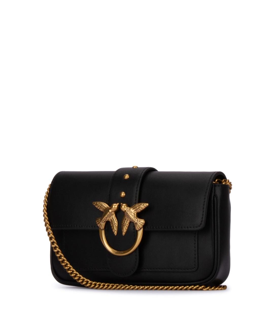 PINKO Черная сумка через плечо, фото 2