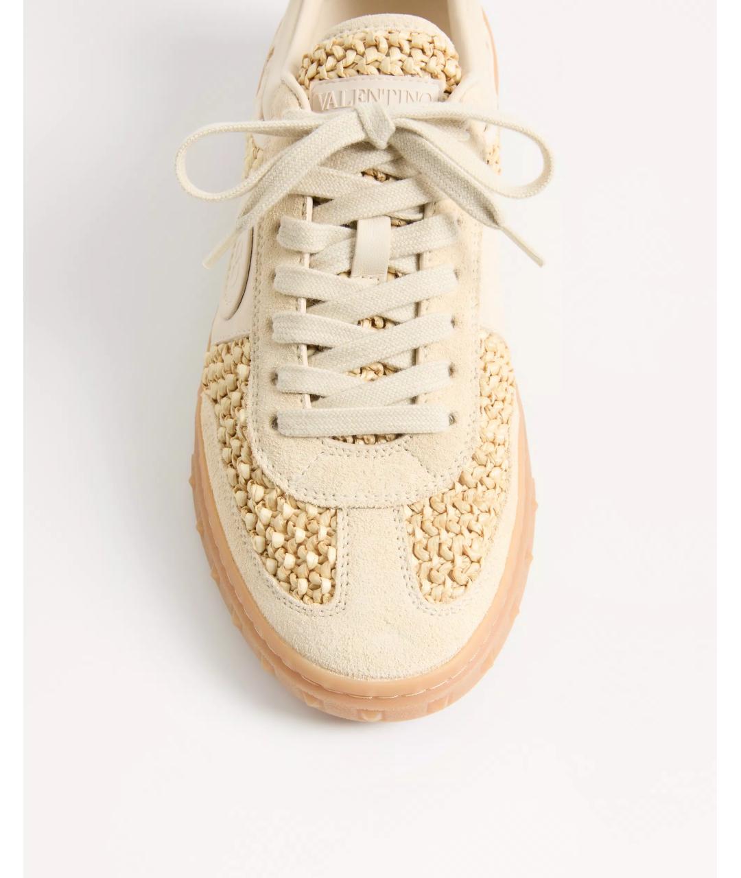 VALENTINO Бежевые кроссовки, фото 6