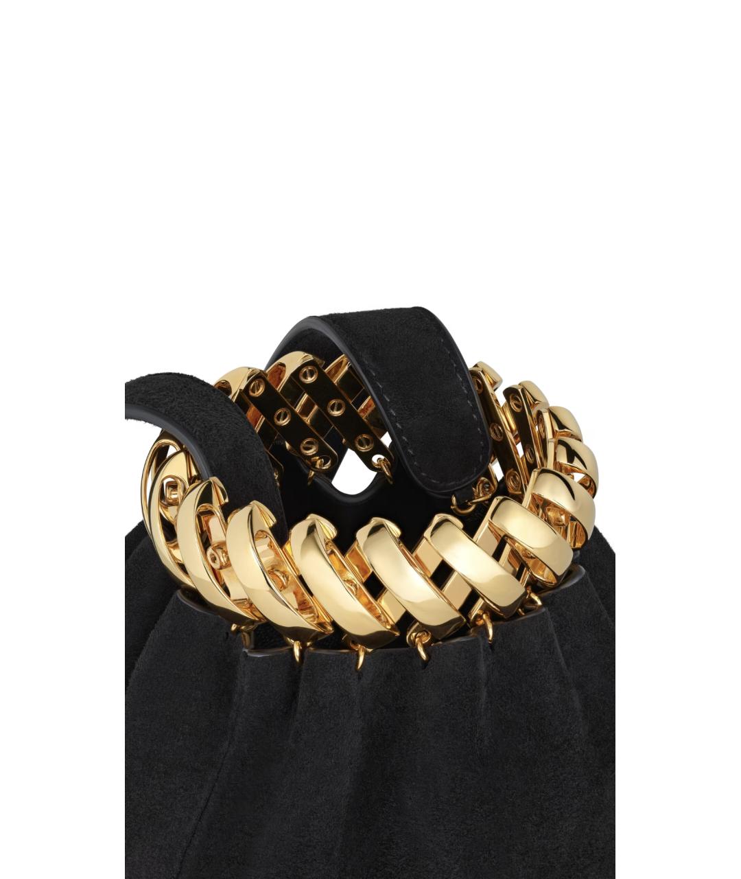 ALAIA Черная замшевая сумка с короткими ручками, фото 3