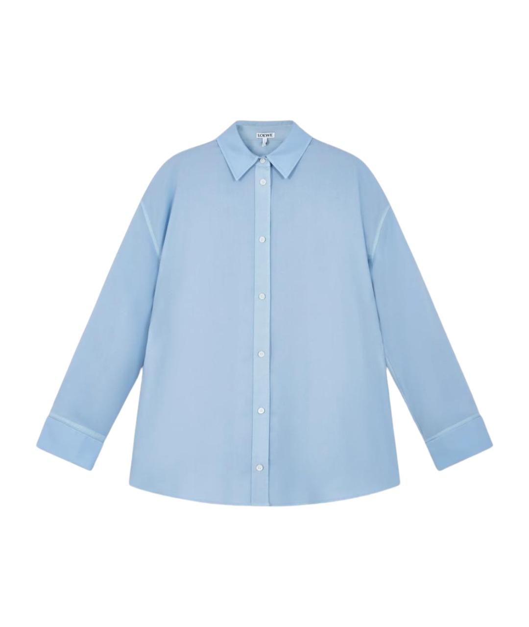 LOEWE Голубая шерстяная рубашка, фото 1