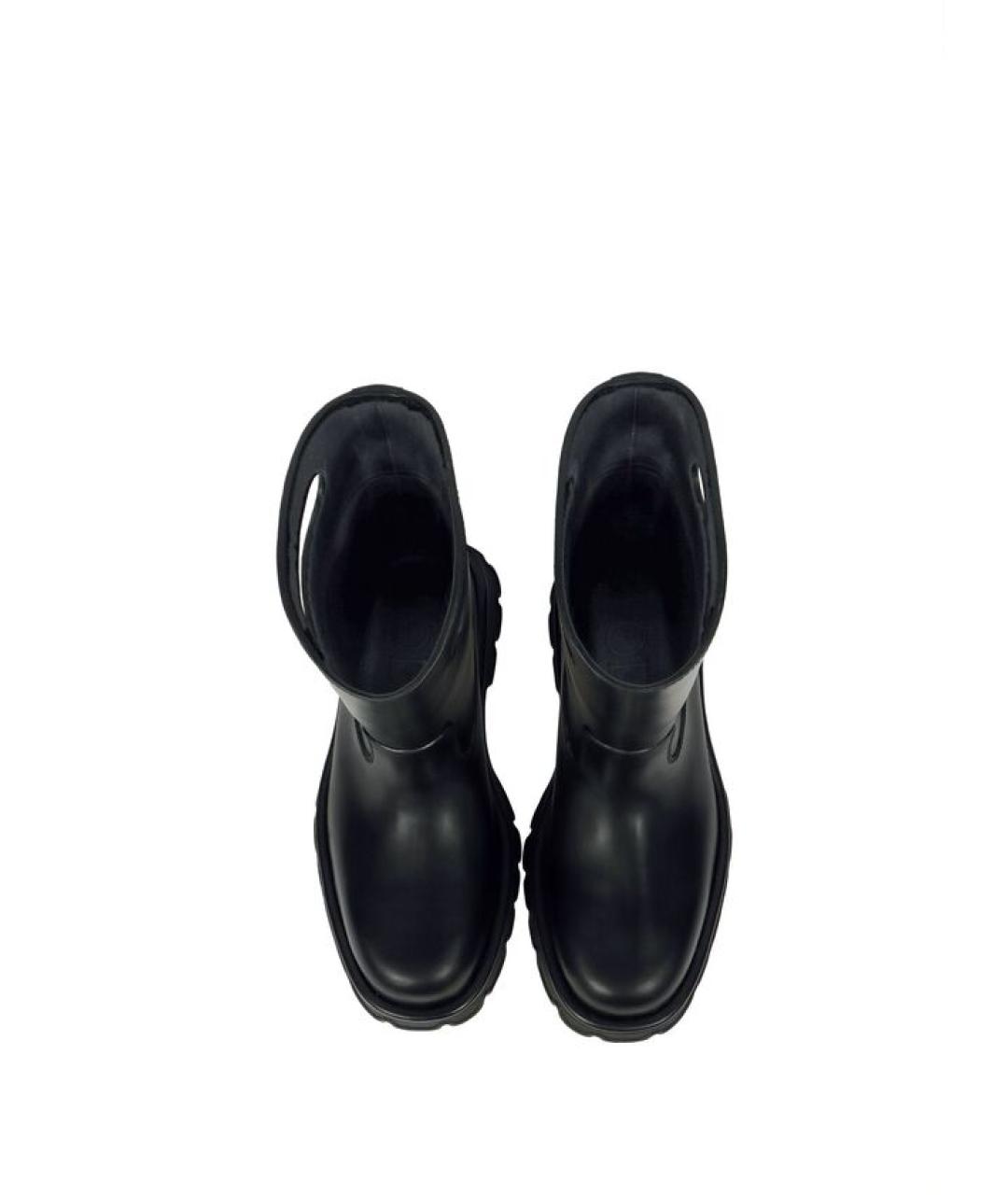 LOEWE Черные кожаные ботинки, фото 5