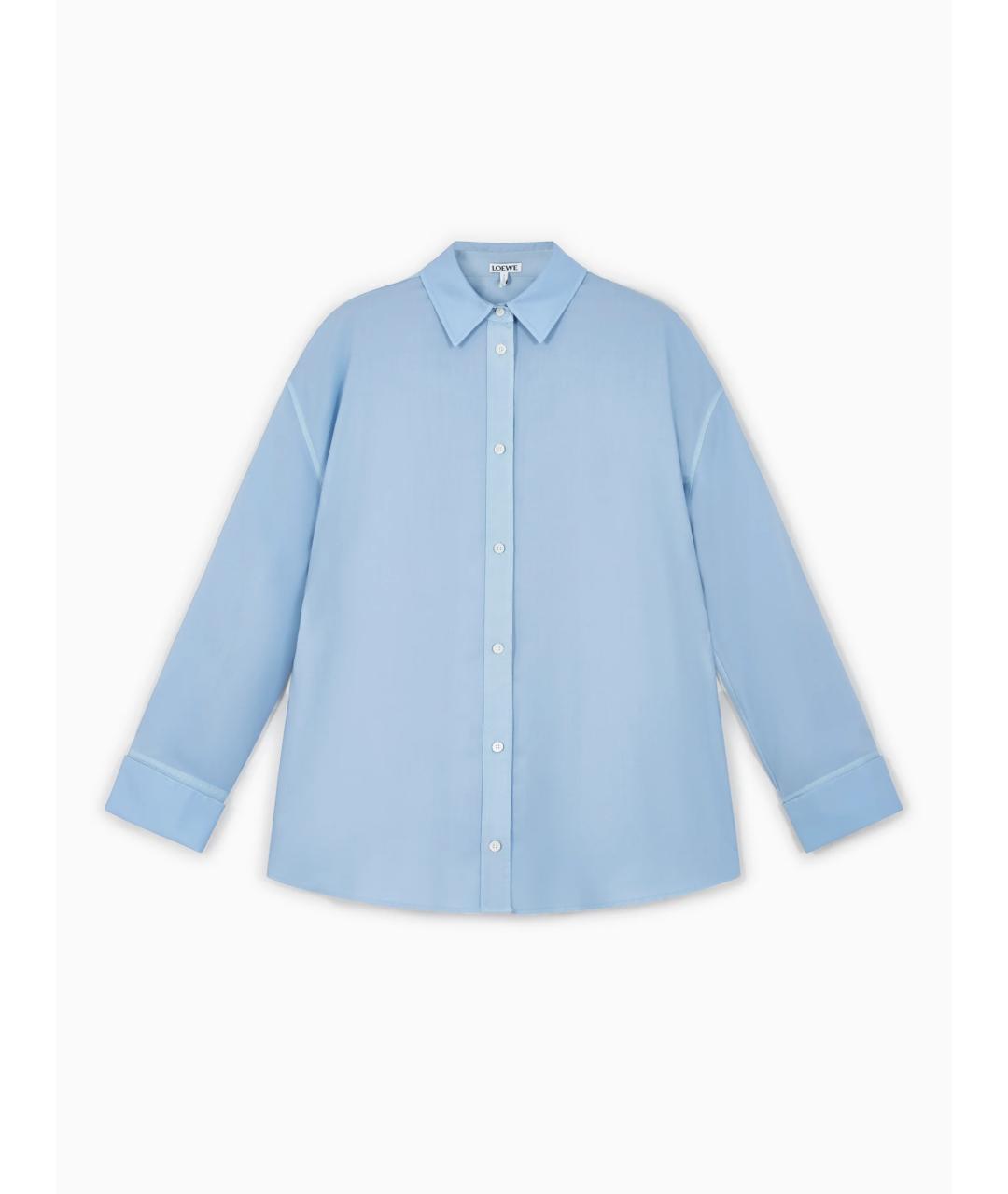 LOEWE Голубая шерстяная рубашка, фото 6