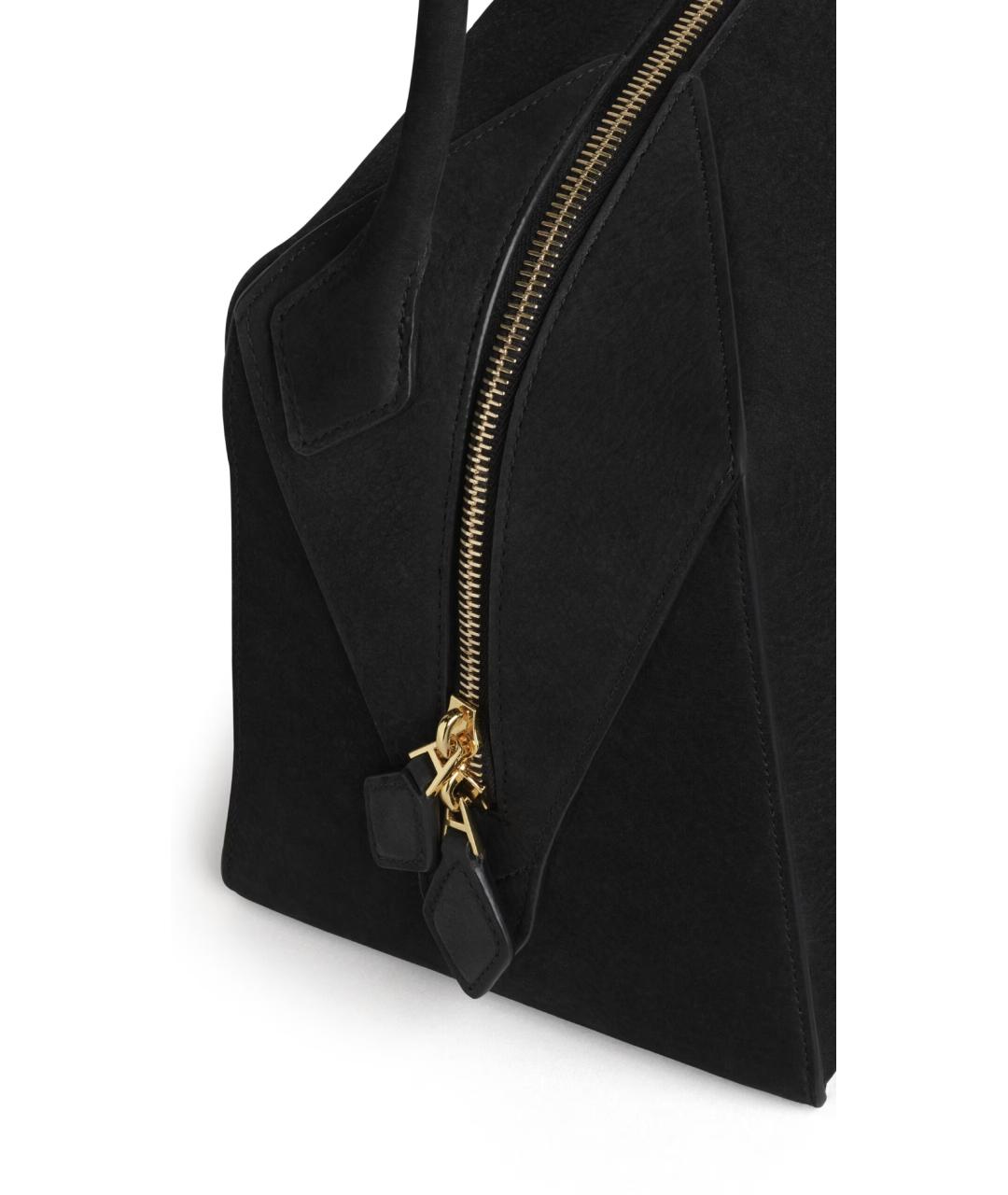 ALAIA Черная кожаная сумка через плечо, фото 3