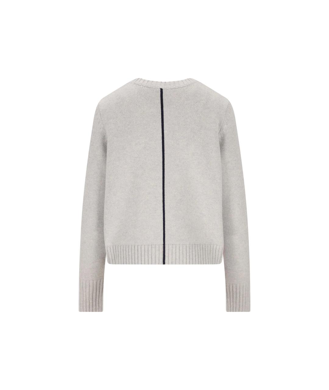 LOEWE Серый кашемировый джемпер / свитер, фото 2