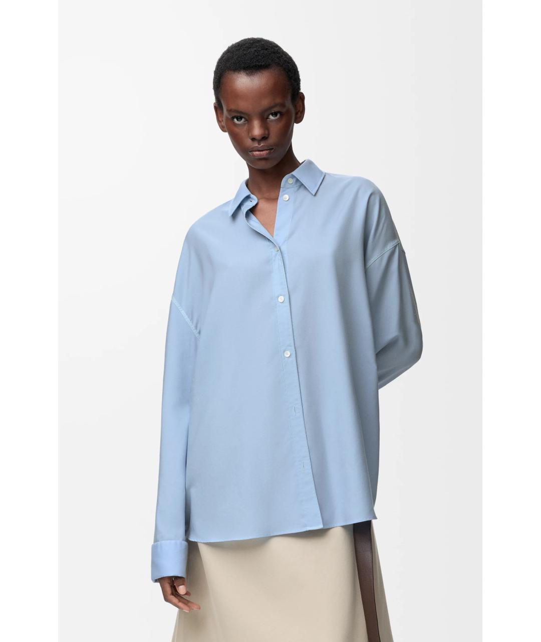 LOEWE Голубая шерстяная рубашка, фото 3